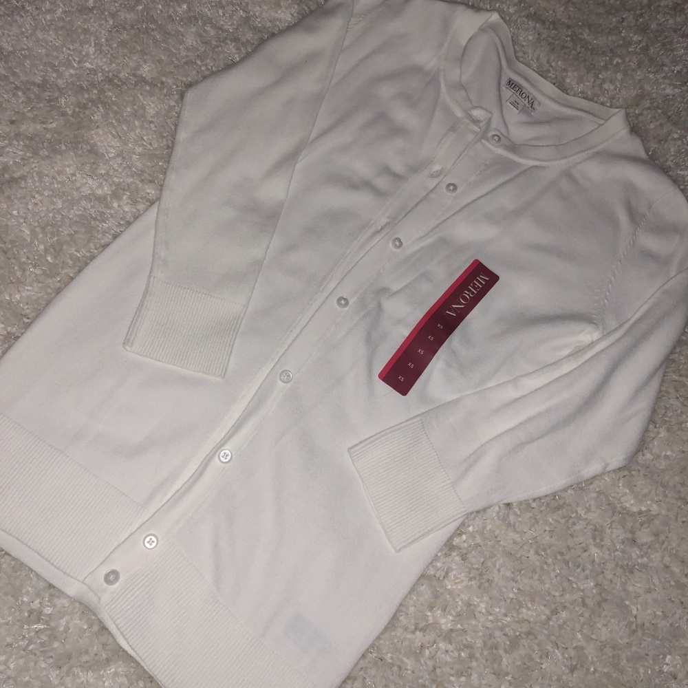 White Cardigan